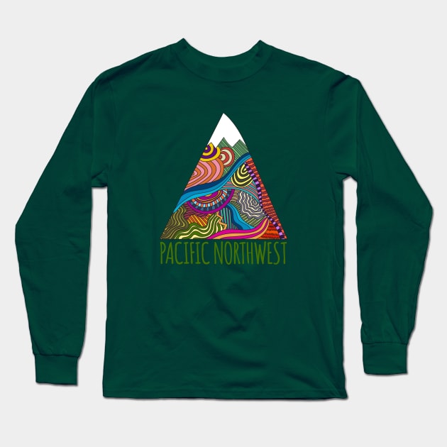 Pacific Northwest Long Sleeve T-Shirt by happysquatch